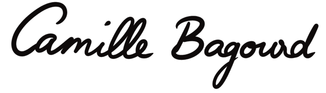 Camille B. Illustrations et linogravures, marines, bleu outremer, studio brocoli